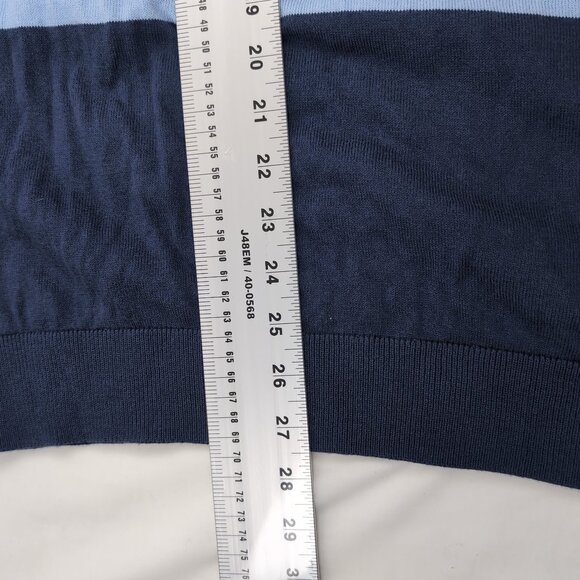 RW&CO Men's Colorblock Sweater Mustard/Grey/Baby Blue/Navy, X-Large - Picture 6 of 6